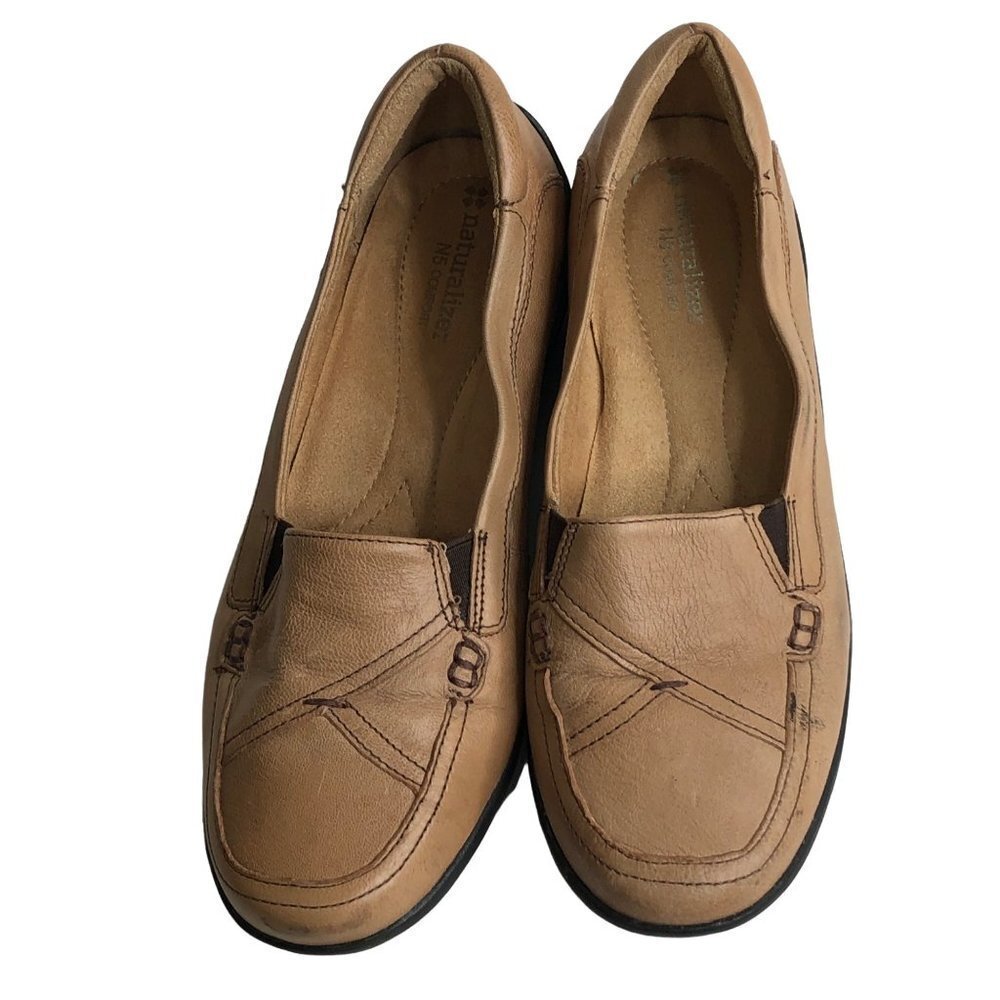 NATURALIZER FIORENZA LEATHER LOAFER N5 COMFORT SHOES SIZE 8N